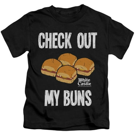 White Castle Fast Food Restaurant Chain My Buns Little Boys T Shirt White Castle Fast Food Restaurant Chain My Buns Little Boys T Shirt Tee