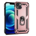 thumbnail image 2 of Compatible with iPhone 13 Case Built-in 360 Ring Holder Kickstand, Extreme Protection Military Armor Magnetic Car Dual Layer Protective Heavy Duty Phone Cover For iPhone 13,Rosegold, 2 of 8