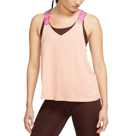 Nike Women's Elastika Dri-fit Racerback Tank Top Size XL Pink