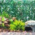 thumbnail image 4 of Reptiles Turf Plant Leaves Terrarium Fish Tanks Landscaped Hideouts Decoration for Bearded Dragon Lizards, 4 of 9