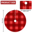 thumbnail image 2 of 30 Inch Christmas Tree Skirt – Velvet Plush Tree Mat, Soft Thickened Polyester with Red Ties, Single-Sided Printing, Available in 30in/36in/48in, Perfect for Holiday Xmas Tree Decoration, 2 of 7