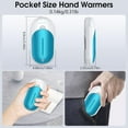thumbnail image 5 of Hand Warmers Rechargeable 2 Pack,AI 6000mAh Rechargeable Hand Warmer,20Hrs Long Heating Electric Hand Warmer,Portable Pocket Heater,Gifts for Christmas,Golf,Camping,Hunting, 5 of 12