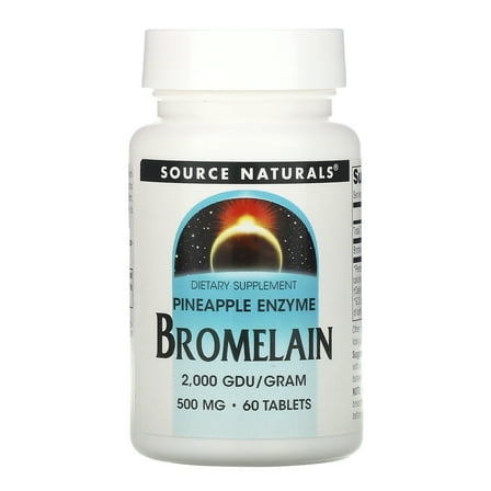 Source Naturals Source Naturals  Bromelain, 60 ea