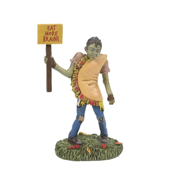 Department 56 Department 56 Snow Village Eat More Brains Halloween Figurine #6011449
