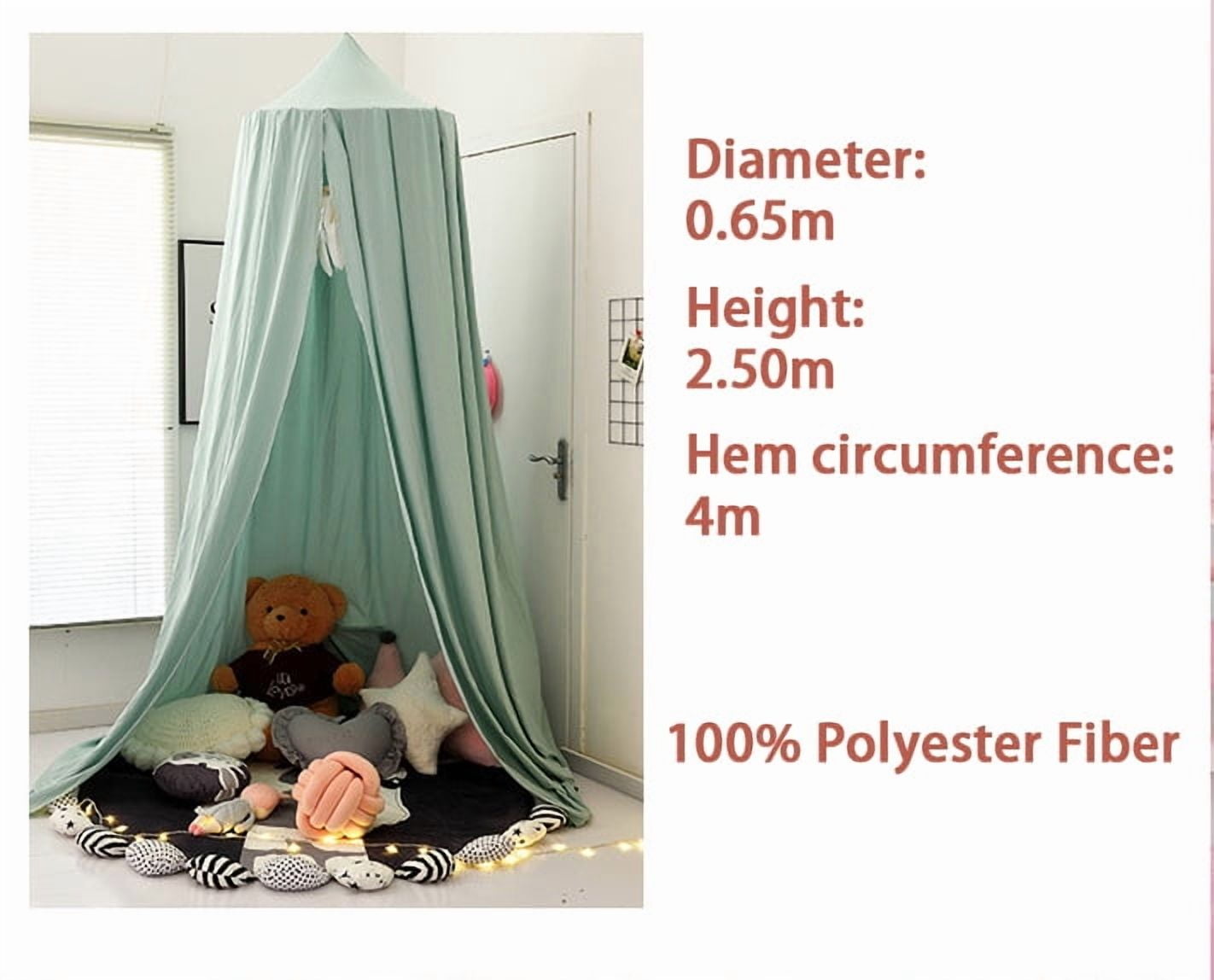 Chiffon Canopy Bed Tent – Mosquito Net Curtain for Sleeping, Gaming or Decoration, 240cm Height, 260cm Hem, for Kids and Adults
