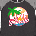 thumbnail image 4 of Inktastic I Love Florida with Ocean and Palm Trees Women's Plus Size T-Shirt, 4 of 5