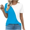 thumbnail image 1 of Birdeem Womens Round Neck Fashionable Casual Short Sleeved Spring/Summer Top, 1 of 12