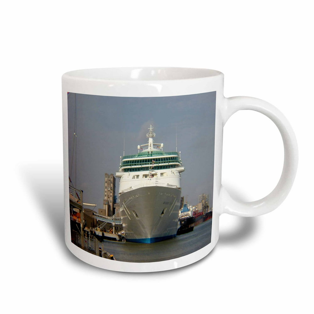 3dRose Cruise Ship, Ceramic Mug, 11ounce