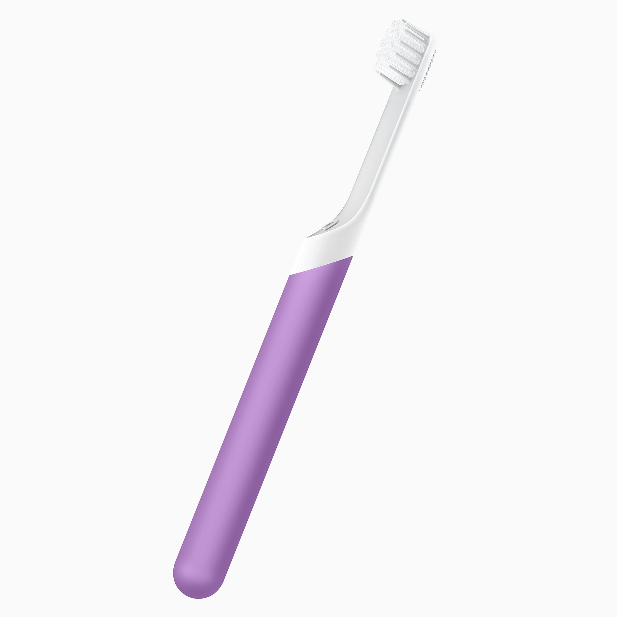 quip Kids Electric Toothbrush, Built-In Timer + Travel Case, Purple Rubber