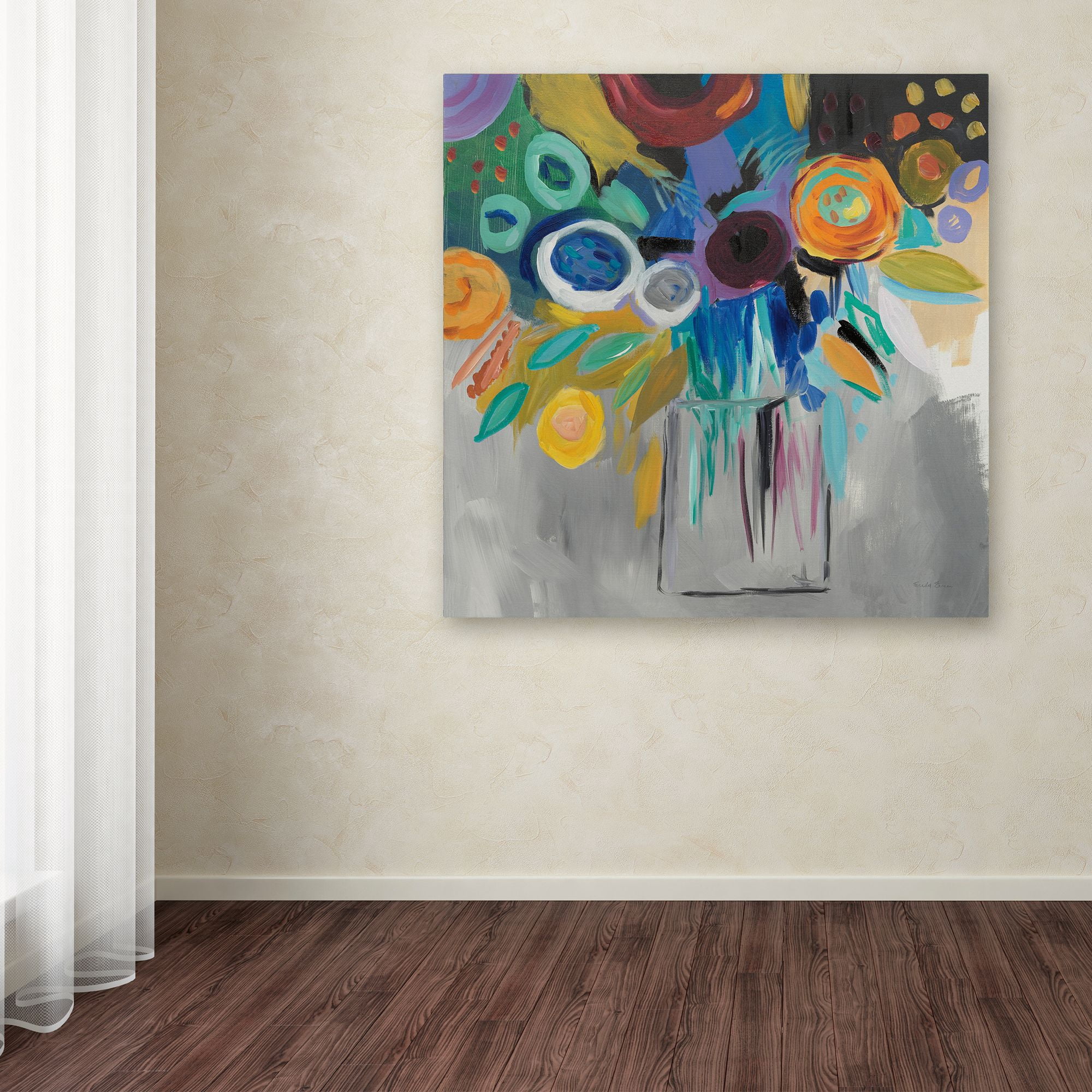 Trademark Fine Art 'Burst of Magic' Canvas Art by Farida Zaman