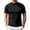Black_002, variant on Compression Turtle Neck Shirt Men Short Sleeve Crew Neck Fashion Pullover Summer Casual Classic Fit Turtleneck Top Red XL