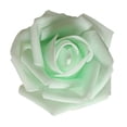 thumbnail image 2 of Paquete de 50 flores biónicas artificiales, rosas de simulación de espuma PE, decoraciones de flores falsas, regalos de compromiso para bodas y Kits de decoración para fiestas Verde claro Cateissary  JJ18310-08, 2 of 6
