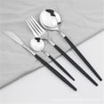 thumbnail image 4 of Cubiertos De Acero Inoxidable, Juego De Cubiertos Con Espejo, Juego De Cubiertos, Juego De Vajilla Resistente Y Duradero Cateissary HA043256-06, 4 of 6