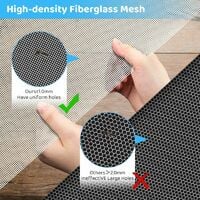 300x120cm Window Mosquito Net, Adjustable Window Mosquito Net Roll, Anti-Insect Flies Mosquito Net,