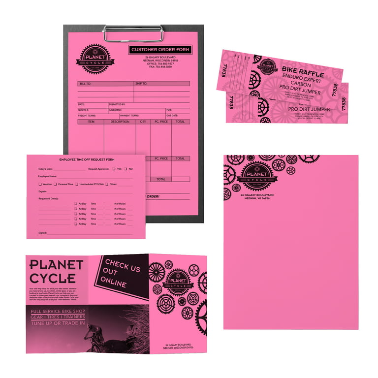 Astrobrights Copy Paper, 8-1/2 X 11 Inches, 24 Lb, Pulsar Pink, 500 Sheets  : Target