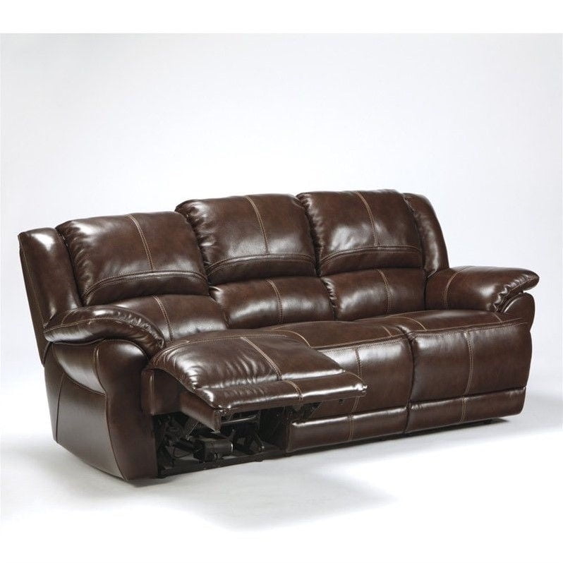 Ashley Furniture Lenoris Leather, Ashley Furniture Brown Leather Sofa