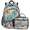 Multicolour 4, variant on Herdesigns Singing Microphone Large Backpack Set with Lunch Box Lightweight Water Resistant Travel Laptop Backpacks Casual Daypacks for Women Men