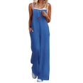 thumbnail image 1 of Mono Ekouaer casual sin mangas de verano con estampado floral, estilo bohemio, talla L, para mujer, 1 of 6