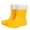 Yellow, variant on Women Rain Boots Ankle Rain Boots Waterproof Non- Casual Shoes Short Rain Boots Wide Calf For Gardening Outdoor Work And Everyday Wear Rain Boots