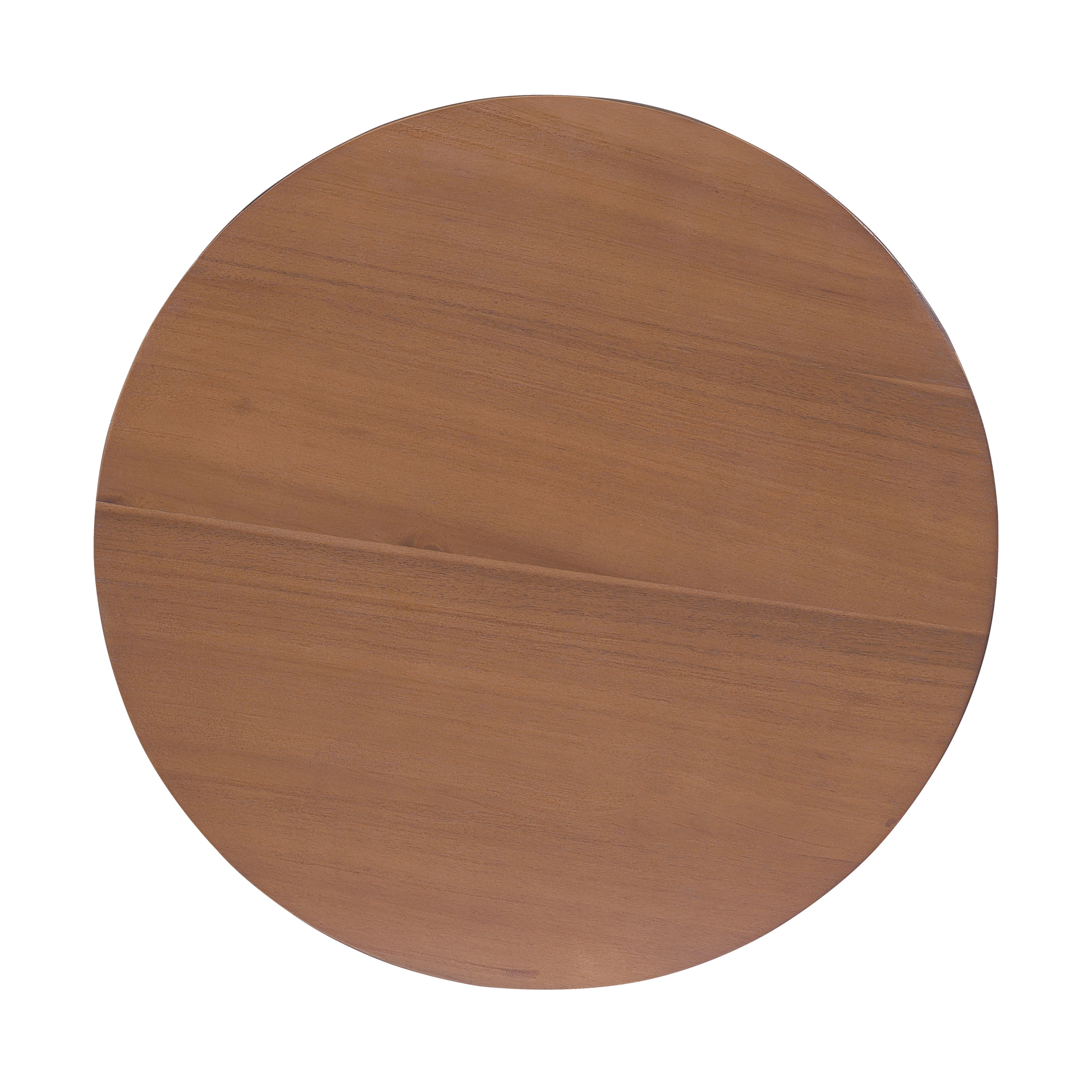 Side Table, Outdoor Acacia Solid Wood Table for Patio Balcony Garden, Natural and Black