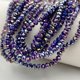 thumbnail image 1 of 2 3 4 6 8mm Rondelle Flat Faceted Crystal Beads for Jewelry Making Solid Color Loose Spacer Glass Beads Bracelet Necklace DIY, 1 of 5