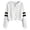 White, variant on Women's Hoodies Sweatshirts Casual Pullover Solid Hoodie Top for Women Long Sleeve Hooded Sweatshirt Relaxed Fit Blouse Style Green XL