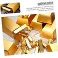 thumbnail image 2 of Fake Gold Bars Box,24 Pcs Party Theme Decoration Candy Boxes,Golden Bar Paper Favor Treat Boxes for Birthday and Party Supplies,Chocolate Gold Coins Foil,Treasure Brick Paper Boxes,5.5 x 3.2 inches, 2 of 8