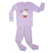 Elowel Girls' Kid's Cupcake Pajama Set, Multi 6