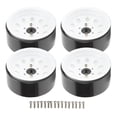 thumbnail image 1 of 4PCS RC Beadlock Wheel Hub 1.9in Hierro Resistente al Desgaste Reutilizable RC Wheel Hub para Reemplazo Blanco YUNYI BRAND Deportes, 1 of 8