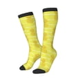 thumbnail image 2 of Daiia Sports Socks Gold Pineapple Printed Novelty Crew Socks for Men Women Knee High Socks Cotton Socks Soft & Breathable Support Unisex Socks, 2 of 9