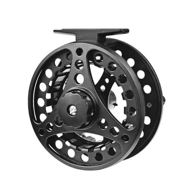 Carrete de pesca con mosca Cola 2 + 1 rodamientos 85mm negro