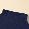 thumbnail image 3 of Hurxie Womens Long Sleeve Turtle Neck Basic Slim Fitted Ribbed Knit Tops Thermal Shirts Navy M, 3 of 5