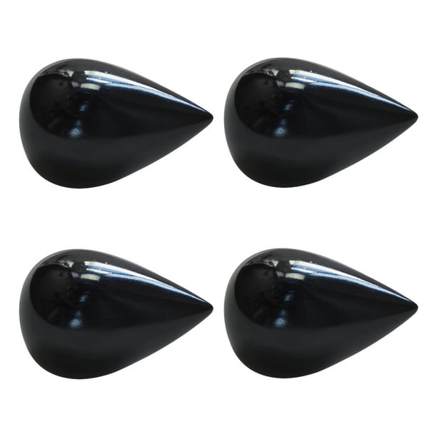 Matsuzay 4 unids/set ganchos de decoración de pared modernos, resistentes y elegantes, para bolsos, sombreros y ropa, ahorrador de espacio Decoración del hogar negro L