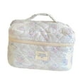 thumbnail image 4 of Bolsa organizadora de lavado Yinane Bolsa de artículos de tocador acolchada de viaje rosa Estuche Cosmético, 4 of 8