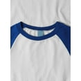 thumbnail image 3 of Ma Croix Mens Dual Blend Baseball Raglan 3/4 Sleeve Jersey T Shirt, 3 of 6