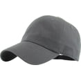 thumbnail image 2 of Classic Unisex Cotton Adjustable Low Crown Baseball Cap – Plain Dad Hat, 2 of 8