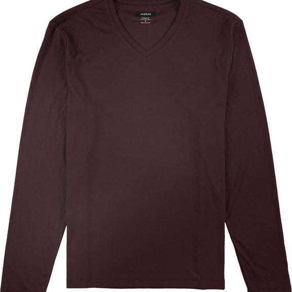 Alfani Mens Solid Basic T-Shirt, Red, XX-Large