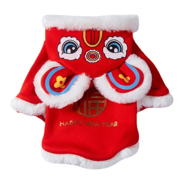Disfraz de Mascota Gato Perro Yuyangstore Rojo M