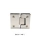 thumbnail image 4 of Eigraketly Clip de puerta de vidrio pulido de 180 grados, bisagra de escaparate montada en la pared, piezas de repuesto, abrazadera plegable para muebles de Artesanía Eigraketly TO012055-01B, 4 of 6