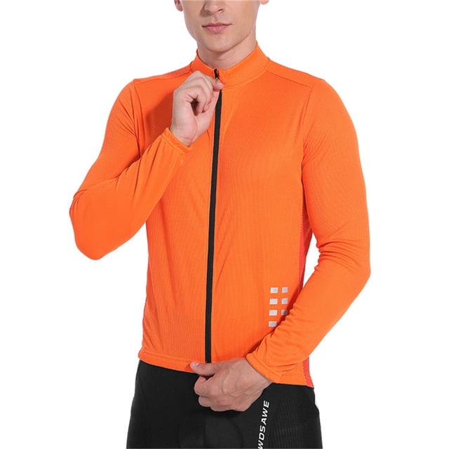 asddcavvf Men's Cycling Wind Jacket Reflective Windbreaker Long Sleeve Reflective Shirts for Men