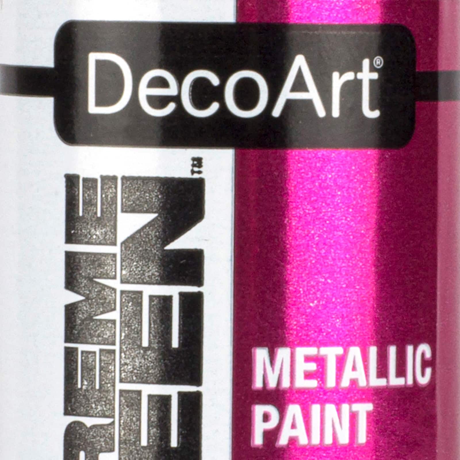 DecoArt Extreme Sheen Metallic Acrylic Paint, 12 Pack