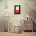 thumbnail image 4 of Unknown 12x18 Black Modern Framed Museum Art Print Titled - Red Block, 4 of 5
