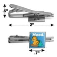 thumbnail image 3 of Garfield Mood Square Tie Bar Clip Clasp Tack- Silver or Gold, 3 of 6