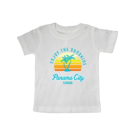 

Inktastic Summer Enjoy the Sunshine Panama City Florida in Blue Gift Baby Boy or Baby Girl T-Shirt