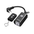 thumbnail image 1 of DEWENWILS Outdoor Remote Control Outlet, 15A Wireless Remote Control Switch, 100FT Control Range & 14AWG SJTW Power Cord, Weatherproof for Outdoor Appliances, 1 Remote Control+1 Outlet, 1 of 7