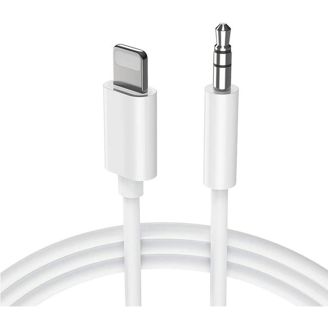 [Apple MFi Certified] AUX Cord for iPhone 11, Lightning to 3.5 mm Headphone Jack Adapter, 3.5mm to Lightning Adapter, Aux Adapter, Headphone Jack Adapter, Compatible for iPhone 11 XS XR X 7 7P 8 8P