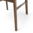 thumbnail image 4 of GDF Studio Farmhouse 5-Piece Dining Set, 48" Round Table with 4 Upholstered Chairs, Solid Wood Frame, Light Beige+Walnut, 4 of 10