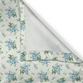 thumbnail image 4 of Ambesonne Ivory and Blue Window Valance, Spring Leaves, 54" X 12", Pale Blue Ivory, 4 of 5