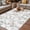 White, variant on Spring Botanical Outdoor Rug for Patio/Deck/Porch, Non-Slip Large Area Rug 4 x 6 Ft, Watercolor Floral Flowers Botanical Yellow Indoor Outdoor Rugs Washable Area Rugs, Camping Rug Carpet Runner