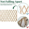 thumbnail image 4 of COSTYLE Expandable Accordion Dog Gate Wooden Dog Fence Pet Gate Safety Protection Doorways, 4 of 6